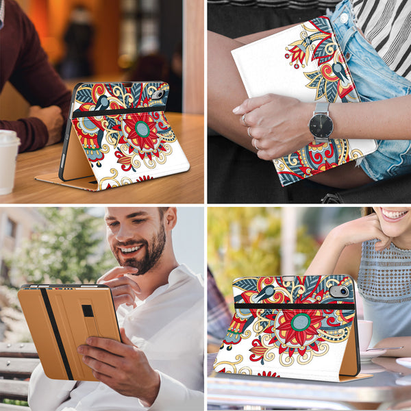 DTTO iPad Air 5th Generation Case (2022) / iPad Air 4th Generation Case (2020) 10.9 Inch, Premium Leather Business Folio Stand Cover with Pencil Holder [2nd Pencil Charging] for iPad Air 5/4, Brown