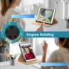 DTTO Rotating Case for iPad 9th/8th/7th Generation 10.2 Inch 2021/2020/2019, 360 Degree Rotating Premium Leather Folio Stand Protective Cover with Pencil Holder - Auto Wake/Sleep and Hand Strap, Brown