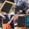 DTTO iPad Pro 12.9 6th / 5th / 4th / 3rd Generation Case 2022/2021/2020/2018, Premium Leather Folio Stand Cover with Built-in Apple Pencil Holder -Auto Wake/Sleep and Multi Viewing Angles,Brown