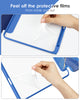 DTTOCASE for iPad Air Case 5th / 4th Generation 10.9 Inch (2022/2020),iPad Pro 11 Inch Case with Transparent Shockproof Back Cover[Built-in Pencil Holder,Auto Sleep/Wake,Camera Protection]-Blue Purple