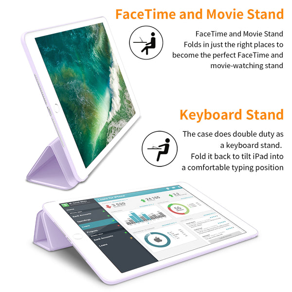 iPad Mini Case for iPad Mini 3/2 / 1, DTTO Ultra Slim Lightweight Smart Case Trifold Cover Stand with Flexible Soft TPU Back Cover for iPad Apple Mini, Mini 2, Mini 3 [Auto Sleep/Wake],NavyBlue