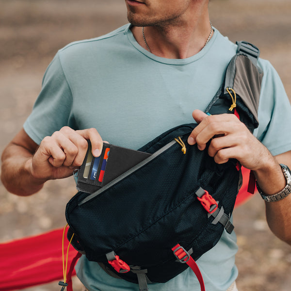 DTTO Slim Wallet for Men/Women, Small Minimalist Travel Front Pocket RFID Blocking Credit Card Holder Case with ID Window and D-ring, Marble Pink