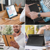 DTTO for Samsung Galaxy Tab S9 11 inch Case 2023 Release [SM-X710/X716B/X718U], Premium Leather Business Folio Stand Cover with S-Pen Holder, Auto Sleep/Wake for Galaxy Tab S9 11" Tablet, Black