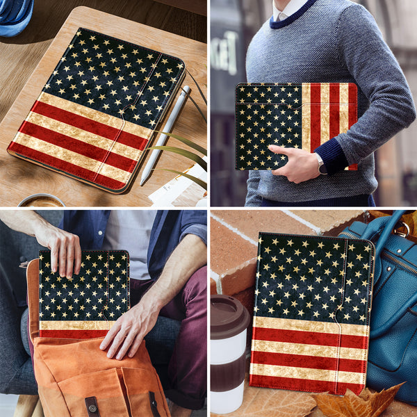 DTTO iPad Pro 12.9 6th / 5th / 4th / 3rd Generation Case 2022/2021/2020/2018, Premium Leather Folio Stand Cover with Built-in Apple Pencil Holder -Auto Wake/Sleep and Multi Viewing Angles,Brown