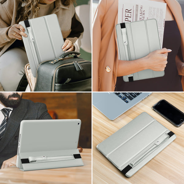 DTTO Pencil Case for Apple Pencil 1st/2nd Generation, PU Leather Pencil Sleeve Pouch with Detachable Elastic Band for iPad 9.7"/ 10.2"/ 10.5"/ 10.9"/ 11"/ 12.9" Case, Mint Green