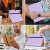 DTTO iPad Air 5th Generation Case (2022) / iPad Air 4th Generation Case (2020) 10.9 Inch, Premium Leather Business Folio Stand Cover with Pencil Holder [2nd Pencil Charging] for iPad Air 5/4, Brown