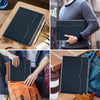 DTTO iPad Pro 12.9 6th / 5th / 4th / 3rd Generation Case 2022/2021/2020/2018, Premium Leather Folio Stand Cover with Built-in Apple Pencil Holder -Auto Wake/Sleep and Multi Viewing Angles,Brown
