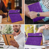 DTTO iPad Air 5th Generation Case (2022) / iPad Air 4th Generation Case (2020) 10.9 Inch, Premium Leather Business Folio Stand Cover with Pencil Holder [2nd Pencil Charging] for iPad Air 5/4, Brown