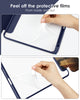 DTTOCASE iPad 10th Generation Case 2022, iPad 10.9 Inch Case with Clear Transparent Back and TPU Shockproof Frame Cover [Built-in Pencil Holder, Support Auto Sleep/Wake] -Black