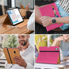 DTTO iPad 10th Generation Case 10.9 Inch 2022, Premium Leather Business Folio Stand Cover with Pencil Holder - Auto Wake/Sleep and Multiple Viewing Angles, Brown