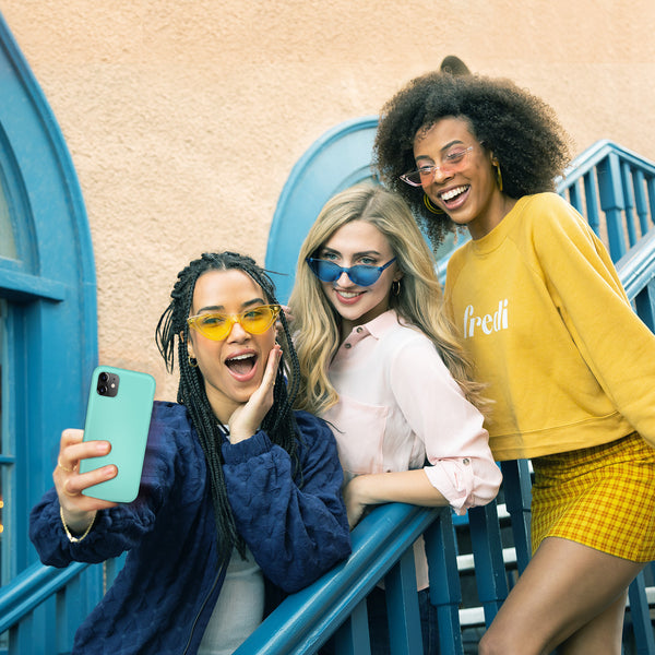 DTTO Compatible with iPhone 11 Case, [Romance Series] Full Covered Silicone Cover [Enhanced Camera and Screen Protection] with Honeycomb Grid Pattern Cushion for iPhone 11 6.1” 2019, Mint Green