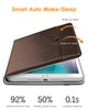 DTTO iPad Mini 4 Case, Premium Leather Folio Stand Cover Case with Multi-Angle Viewing and Auto Wake-Sleep Function, Front Pocket for Apple iPad Mini 4 - Brown