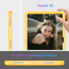 DTTO Case for iPad 10th Generation 10.9 Inch 2022 Release, iPad Case with Kickstand and Built-in Screen Protector, Durable Shockproof Full Body Protective Cover for Apple iPad 10.9 Inch - Black