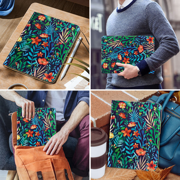 DTTO iPad Pro 12.9 6th / 5th / 4th / 3rd Generation Case 2022/2021/2020/2018, Premium Leather Folio Stand Cover with Built-in Apple Pencil Holder -Auto Wake/Sleep and Multi Viewing Angles,Brown