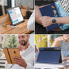 DTTO for Samsung Galaxy Tab S9 11 inch Case 2023 Release [SM-X710/X716B/X718U], Premium Leather Business Folio Stand Cover with S-Pen Holder, Auto Sleep/Wake for Galaxy Tab S9 11" Tablet, Black