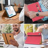 DTTO iPad 10th Generation Case 10.9 Inch 2022, Premium Leather Business Folio Stand Cover with Pencil Holder - Auto Wake/Sleep and Multiple Viewing Angles, Brown