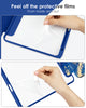 DTTOCASE for iPad Air Case 5th / 4th Generation 10.9 Inch (2022/2020),iPad Pro 11 Inch Case with Transparent Shockproof Back Cover[Built-in Pencil Holder,Auto Sleep/Wake,Camera Protection]-Blue Purple