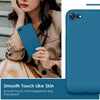 DTTOCASE for iPhone SE Case 2022/2020, iPhone 8 Case, iPhone 7 Case, Liquid Silicone Phone Case for iPhone SE 8 7 4.7 Inch, Colorful Silky-Soft Protective Cover for Girls Boys, and Women,Navy Blue