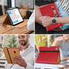 DTTO iPad 10th Generation Case 10.9 Inch 2022, Premium Leather Business Folio Stand Cover with Pencil Holder - Auto Wake/Sleep and Multiple Viewing Angles, Brown