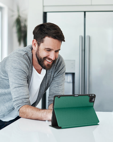 DTTO Case for iPad Pro 11 inch 4th/3rd/2nd/1st Generation 2022/2021/2020/2018-[Auto Wake/Sleep +Apple Pencil Charging +Full Body Protection], Soft TPU Back Cover-Also Fit iPad Air 5/4th Gen, Black