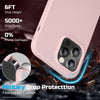 DTTO Compatible with iPhone 14 Pro Max Case, Ultra Slim Soft Premium Liquid Silicone [Military Grade Drop Protection] Full-Body Protective Bumper Phone Case for iPhone 14 Pro Max 6.7"(2022)- Orange