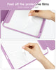 DTTOCASE for iPad Air Case 5th / 4th Generation 10.9 Inch (2022/2020),iPad Pro 11 Inch Case with Transparent Shockproof Back Cover[Built-in Pencil Holder,Auto Sleep/Wake,Camera Protection]-Blue Purple