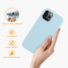 DTTO Compatible with iPhone 12/12 Pro Case,Shockproof Silicone [Romance Series] Cover [Enhanced Camera and Screen Protection] with Honeycomb Grid Cushion for iPhone 12 6.1” 2020,Midnight Green