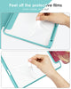 DTTOCASE for iPad Air Case 5th / 4th Generation 10.9 Inch (2022/2020),iPad Pro 11 Inch Case with Transparent Shockproof Back Cover[Built-in Pencil Holder,Auto Sleep/Wake,Camera Protection]-Blue Purple