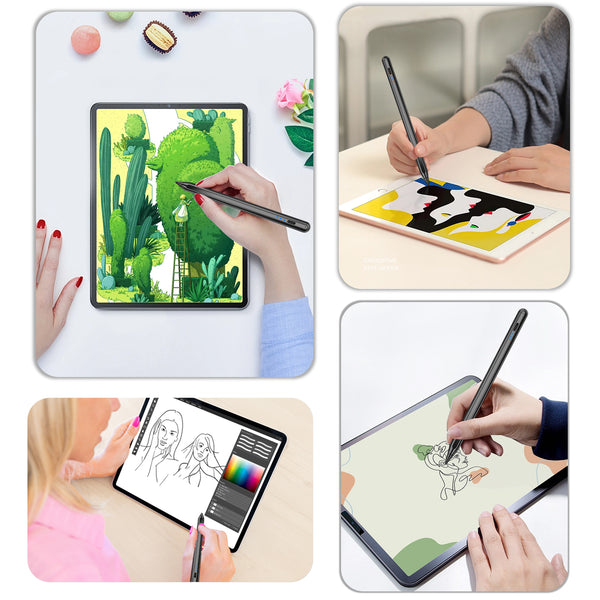 10 Mins Fast Charging Pencil for Apple iPad,Stylus with Palm Rejection,Precision and Low Latency for iPad 10th/9th/8th/7th/6th, iPad Pro 11&12.9 inch, iPad Mini 6th/5th, iPad Air 5th/4th/3rd Gen-White