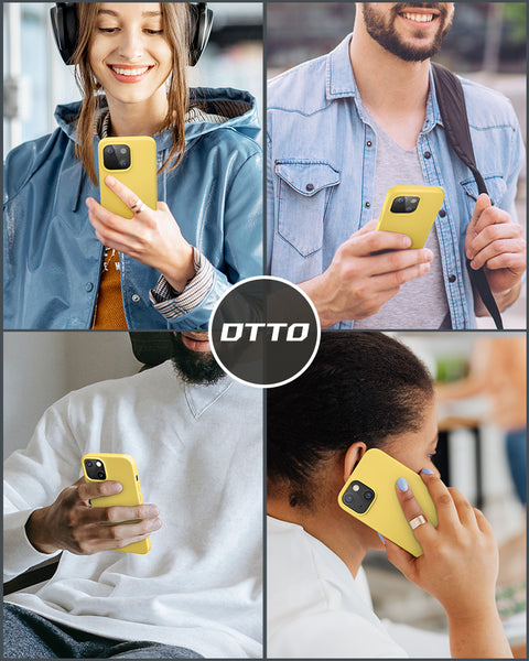 DTTO Compatible with iPhone 13 Mini Case, Shockproof Silicone [Romance Series] Cover [Enhanced Camera and Screen Protection] with Honeycomb Grid Cushion for iPhone 13 5.4 inch 2021, Black