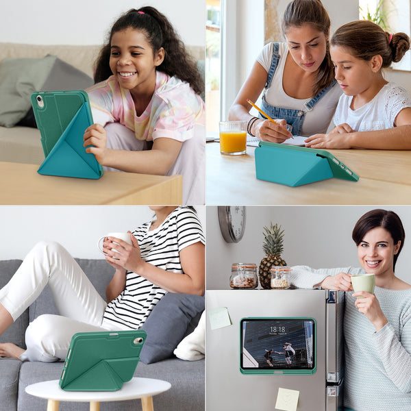 DTTO Case for iPad Mini 6th Gen 8.3 Inch 2021 with Pencil Holder, Multi - Angle Magnetic Standing Cover with TPU Back Shell [Auto Wake/Sleep], Black