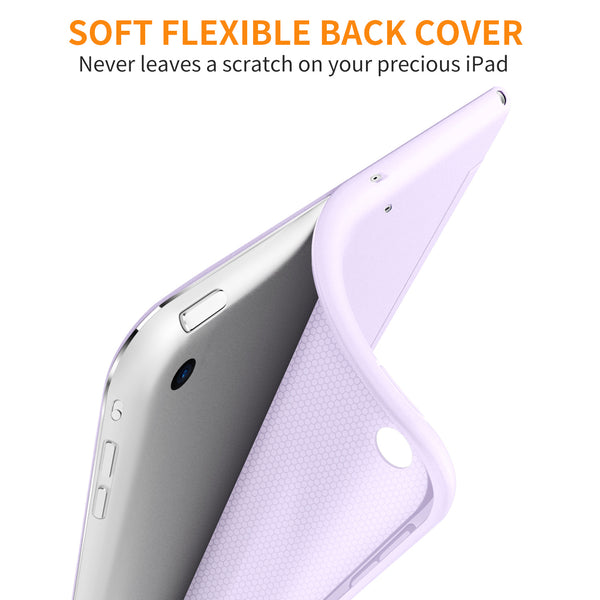 iPad Mini Case for iPad Mini 3/2 / 1, DTTO Ultra Slim Lightweight Smart Case Trifold Cover Stand with Flexible Soft TPU Back Cover for iPad Apple Mini, Mini 2, Mini 3 [Auto Sleep/Wake],NavyBlue