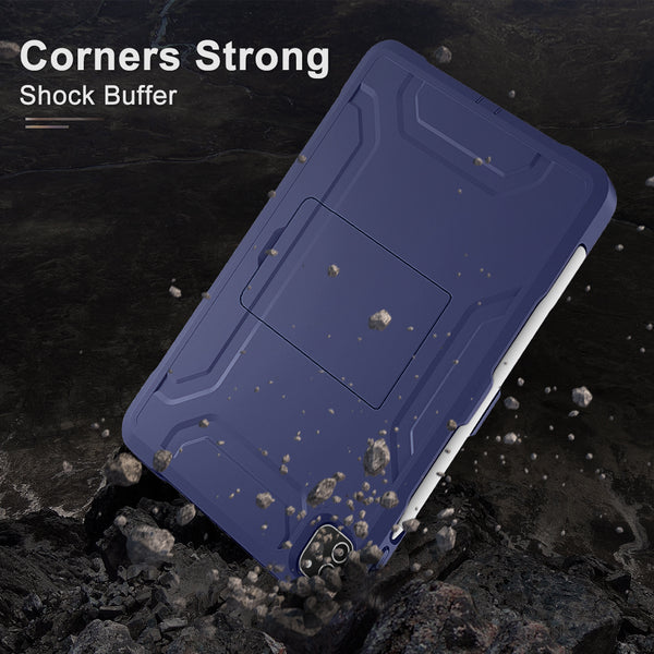 DTTO New iPad Pro 11 inch Case 2022(4th Gen)/2021(3rd Gen), [Screen Protector] Dual Layer Full Body Protection Cover with Pencil Holder, Also Fit iPad Pro 11’’ 2020&2018/iPad Air 5/Air 4 - Black