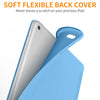 DTTO Case for iPad Mini 4,(Not Compatible with Mini 5th Generation 2019) Ultra Slim Lightweight Smart Case Trifold Stand with Flexible Soft TPU Back Cover for iPad mini4[Auto Sleep/Wake],Navy Blue