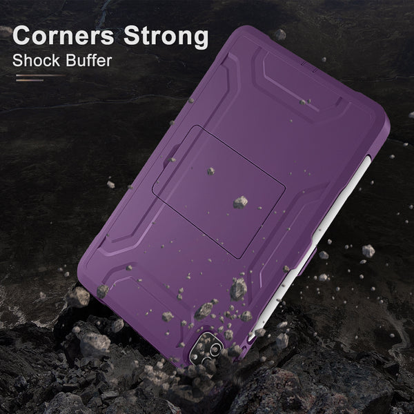 DTTO New iPad Pro 11 inch Case 2022(4th Gen)/2021(3rd Gen), [Screen Protector] Dual Layer Full Body Protection Cover with Pencil Holder, Also Fit iPad Pro 11’’ 2020&2018/iPad Air 5/Air 4 - Black