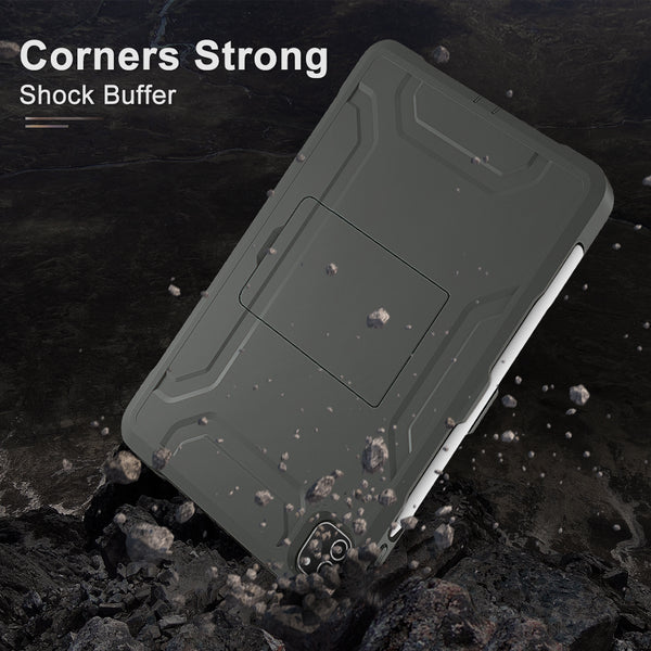 DTTO New iPad Pro 11 inch Case 2022(4th Gen)/2021(3rd Gen), [Screen Protector] Dual Layer Full Body Protection Cover with Pencil Holder, Also Fit iPad Pro 11’’ 2020&2018/iPad Air 5/Air 4 - Black