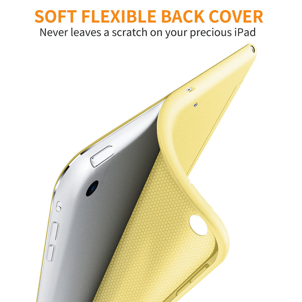 iPad Mini Case for iPad Mini 3/2 / 1, DTTO Ultra Slim Lightweight Smart Case Trifold Cover Stand with Flexible Soft TPU Back Cover for iPad Apple Mini, Mini 2, Mini 3 [Auto Sleep/Wake],NavyBlue