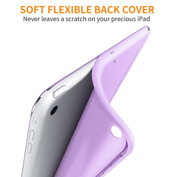 iPad Mini Case for iPad Mini 3/2 / 1, DTTO Ultra Slim Lightweight Smart Case Trifold Cover Stand with Flexible Soft TPU Back Cover for iPad Apple Mini, Mini 2, Mini 3 [Auto Sleep/Wake],NavyBlue