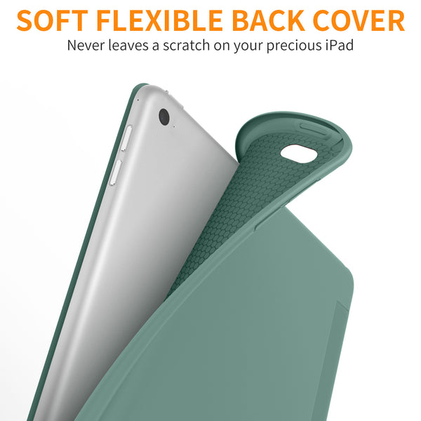 DTTO Case for iPad Mini 4,(Not Compatible with Mini 5th Generation 2019) Ultra Slim Lightweight Smart Case Trifold Stand with Flexible Soft TPU Back Cover for iPad mini4[Auto Sleep/Wake],Navy Blue