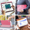 DTTO iPad 10th Generation Case 10.9 Inch 2022, Slim Tri-fold Stand Soft TPU Back with Pencil Holder for iPad 10 Case - Support Touch ID, Auto Sleep/Wake, and Honeycomb Grid Cushion, Black