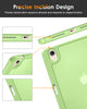 DTTO for iPad Mini 6 Case 2021 with Pencil Holder, Slim Smart Smooth Trifold Stand Front Cover [Auto Sleep/Wake] with Hard PC Clear Back Cover for Apple iPad Mini 6th Generation 8.3 Inch, Marble Green