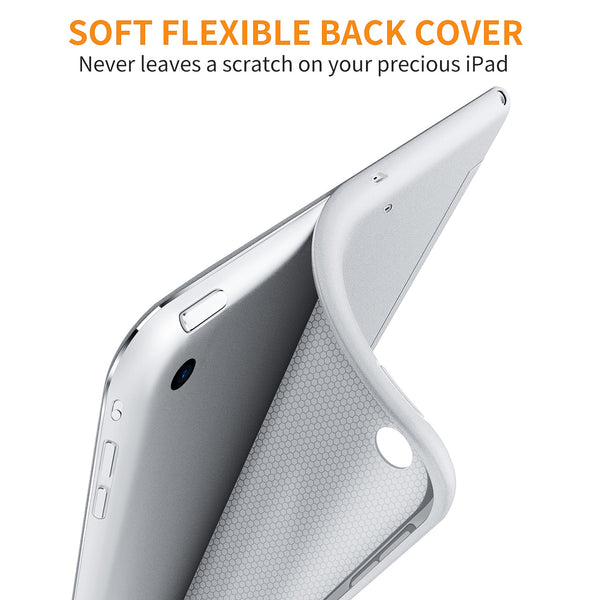 iPad Mini Case for iPad Mini 3/2 / 1, DTTO Ultra Slim Lightweight Smart Case Trifold Cover Stand with Flexible Soft TPU Back Cover for iPad Apple Mini, Mini 2, Mini 3 [Auto Sleep/Wake],NavyBlue