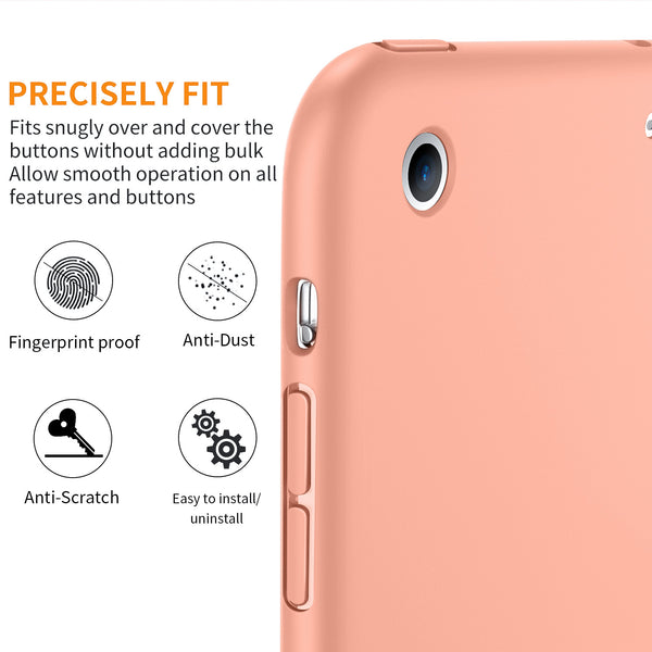 iPad Mini Case for iPad Mini 3/2 / 1, DTTO Ultra Slim Lightweight Smart Case Trifold Cover Stand with Flexible Soft TPU Back Cover for iPad Apple Mini, Mini 2, Mini 3 [Auto Sleep/Wake],NavyBlue