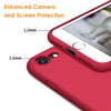 DTTO for iPhone SE Case 2020/2022, iPhone 7 8 Silicone Phone Case, [Romance Series] Shockproof Phone Case with Honeycomb Grid Cushion for Apple iPhone 7/8/SE 2020/2022, 4.7 inch, Navy Blue