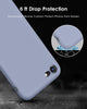 DTTO for iPhone SE Case 2020/2022, iPhone 7 8 Silicone Phone Case, [Romance Series] Shockproof Phone Case with Honeycomb Grid Cushion for Apple iPhone 7/8/SE 2020/2022, 4.7 inch, Navy Blue