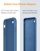 DTTO for iPhone SE Case 2020/2022, iPhone 7 8 Silicone Phone Case, [Romance Series] Shockproof Phone Case with Honeycomb Grid Cushion for Apple iPhone 7/8/SE 2020/2022, 4.7 inch, Navy Blue