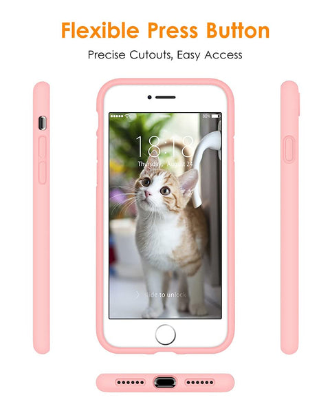 DTTO for iPhone SE Case 2020/2022, iPhone 7 8 Silicone Phone Case, [Romance Series] Shockproof Phone Case with Honeycomb Grid Cushion for Apple iPhone 7/8/SE 2020/2022, 4.7 inch, Navy Blue