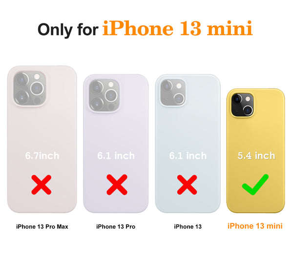 DTTO Compatible with iPhone 13 Mini Case, Shockproof Silicone [Romance Series] Cover [Enhanced Camera and Screen Protection] with Honeycomb Grid Cushion for iPhone 13 5.4 inch 2021, Black