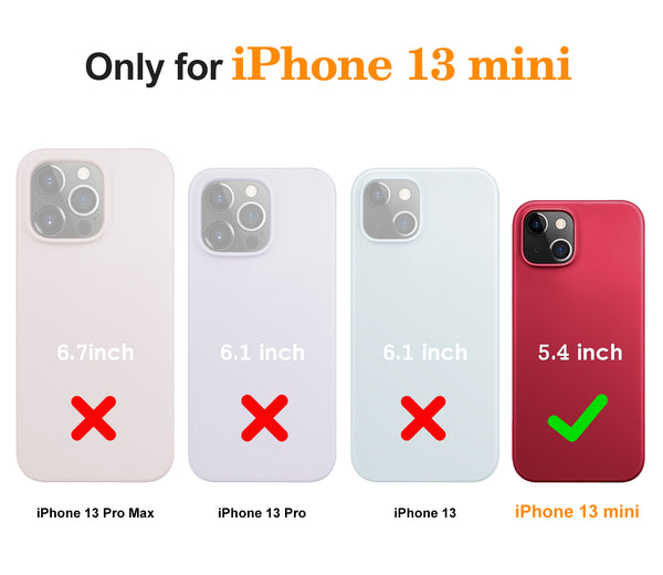 DTTO Compatible with iPhone 13 Mini Case, Shockproof Silicone [Romance Series] Cover [Enhanced Camera and Screen Protection] with Honeycomb Grid Cushion for iPhone 13 5.4 inch 2021, Black