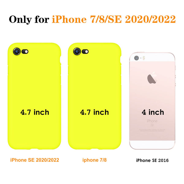 DTTO for iPhone SE Case 2020/2022, iPhone 7 8 Silicone Phone Case, [Romance Series] Shockproof Phone Case with Honeycomb Grid Cushion for Apple iPhone 7/8/SE 2020/2022, 4.7 inch, Navy Blue